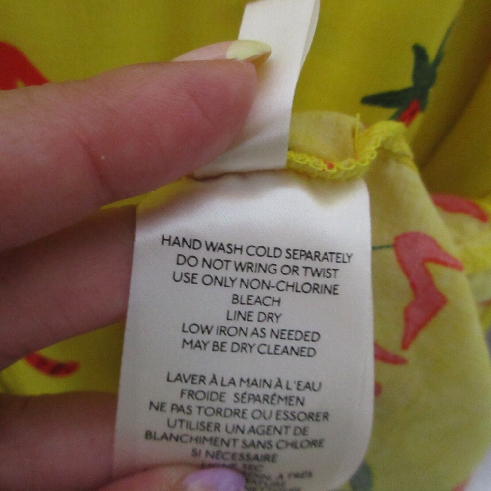 Anthropologie Kendra Dandy Top Women Plus 14 Yellow Red Western Rodeo Dreamer - Picture 7 of 13